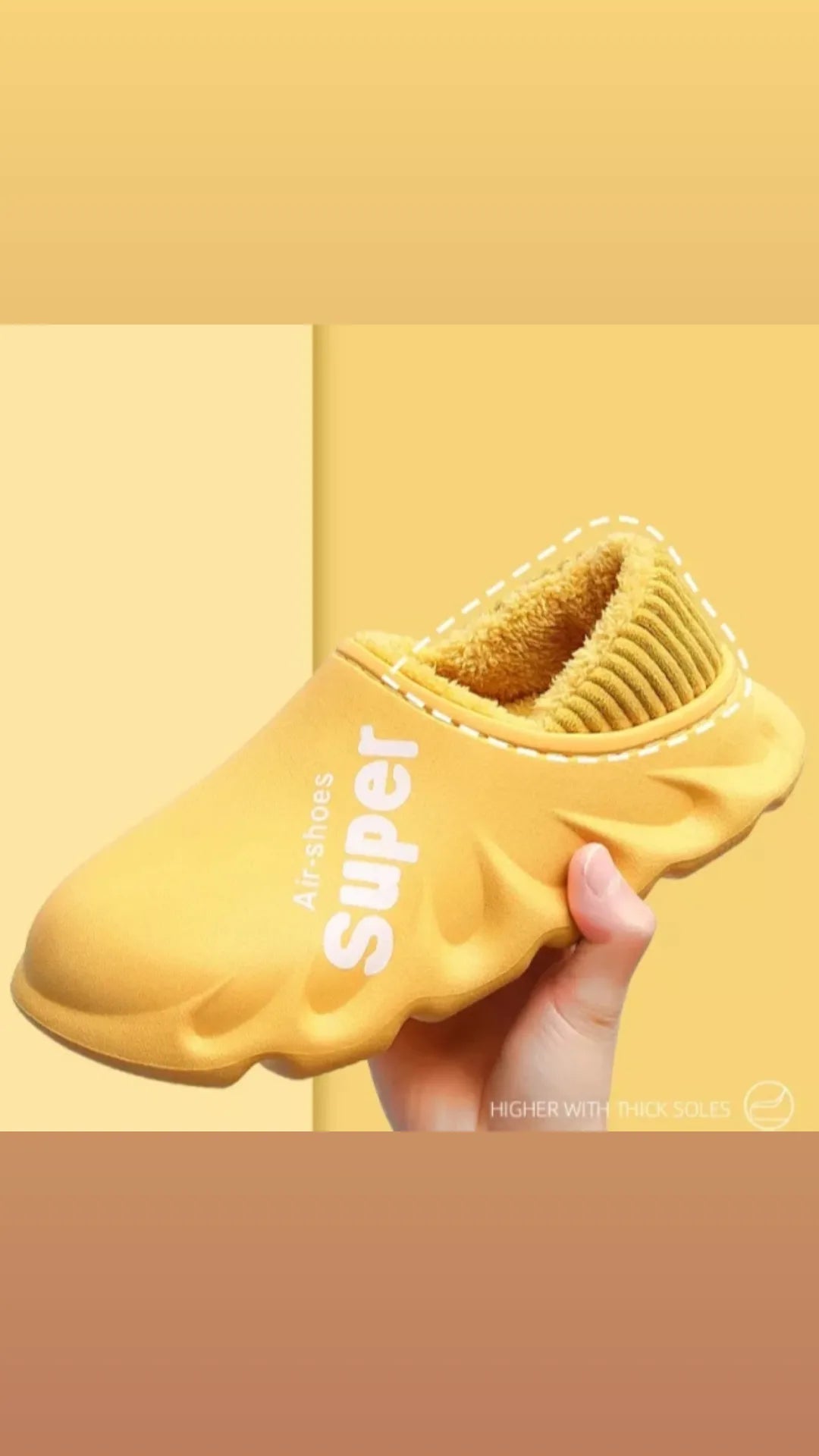 Zapatillas goma y polar